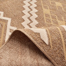 Tapis extérieur - 60x90cm - multicolore - 100% polypropylène résistant aux UV - 1400gr/m²