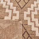 Tapis extérieur - 120x170cm - multicolore - 100% polypropylène résistant aux UV - 1400gr/m²