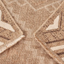 Tapis extérieur - 60x180cm - multicolore - 100% polypropylène résistant aux UV - 1400gr/m²