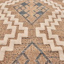 Tapis extérieur - 120x170cm - multicolore - 100% polypropylène résistant aux UV - 1400gr/m²