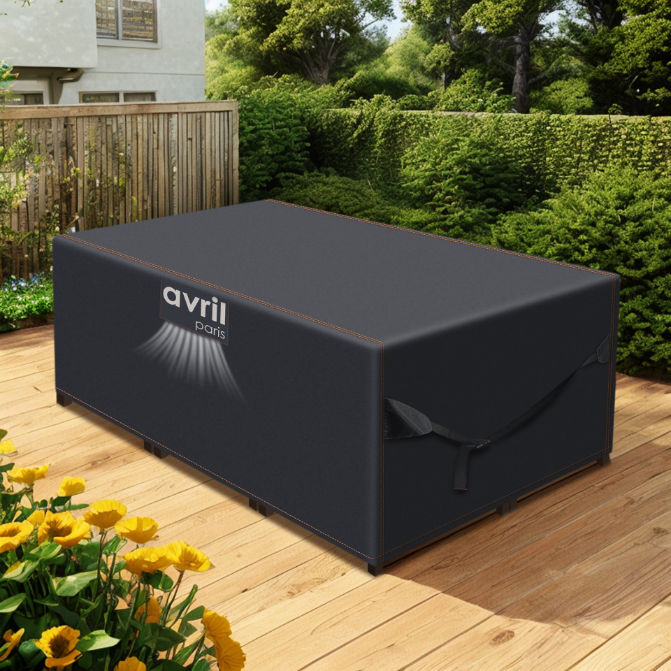 Housse de jardin imperméable protection haute densité 420D - Anti UV - 170x94x70 cm