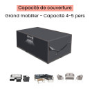 Housse de jardin imperméable protection haute densité 420D - Anti UV - 170x94x70 cm