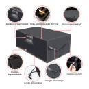 Housse de jardin imperméable protection haute densité 420D - Anti UV - 170x94x70 cm