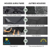 Housse de jardin imperméable protection haute densité 420D - Anti UV - 170x94x70 cm