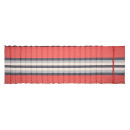 Matelas/Coussin enroulable pour transat/bain de soleil - 100% acrylique - Rouge/Gris