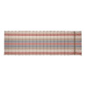 Matelas/Coussin enroulable pour transat/bain de soleil - 100% acrylique - Marron/Rouge