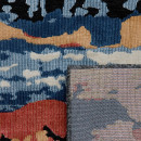 Tapis d'extérieur - 114x170cm - Noir  - Réversible - 100% polypropylène - 1350gr / m²