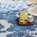 Tapis d'extérieur - 114x170cm - Bleu  - Réversible - 100% polypropylène - 1350gr / m²