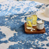 Tapis d'extérieur - 114x170cm - Bleu  - Réversible - 100% polypropylène - 1350gr / m²
