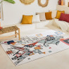 Tapis d'extérieur - 114x170cm - Blanc  - Réversible - 100% polypropylène - 1350gr / m²