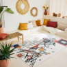 Tapis d'extérieur - 114x170cm - Blanc  - Réversible - 100% polypropylène - 1350gr / m²