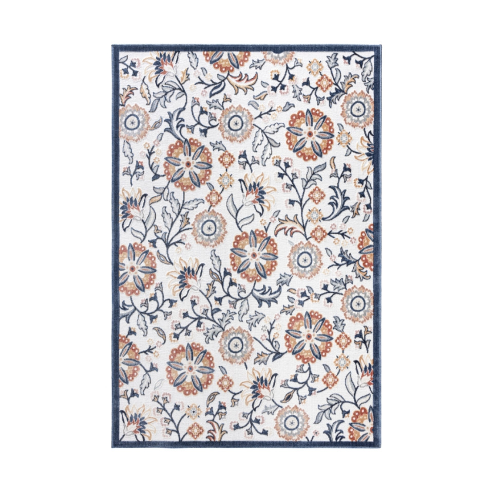 Tapis d'extérieur - 190x290cm - Blanc - Réversible - 100% polypropylène - 1350gr / m²