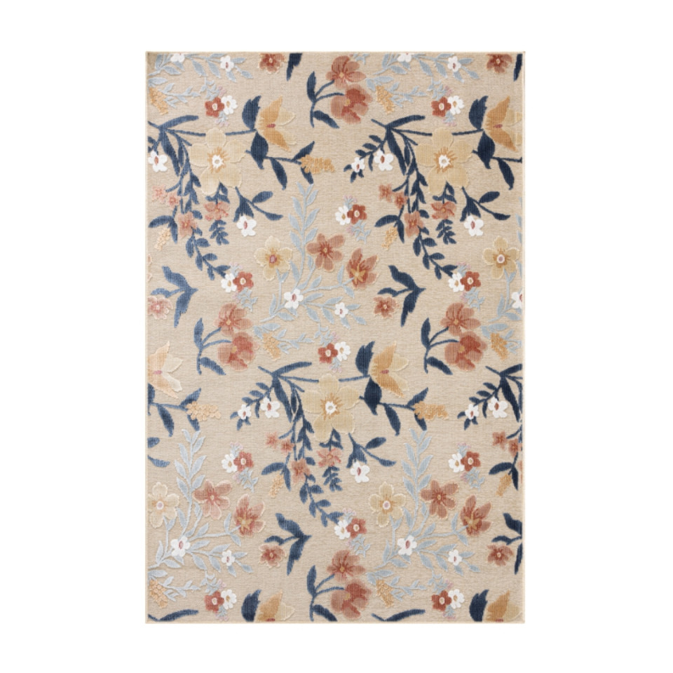 Tapis d'extérieur - 228x340cm - Beige - Réversible - 100% polypropylène - 1350gr / m²