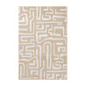 Tapis d'extérieur - 190x290cm - Beige - Réversible - 100% polypropylène - 1350gr / m²