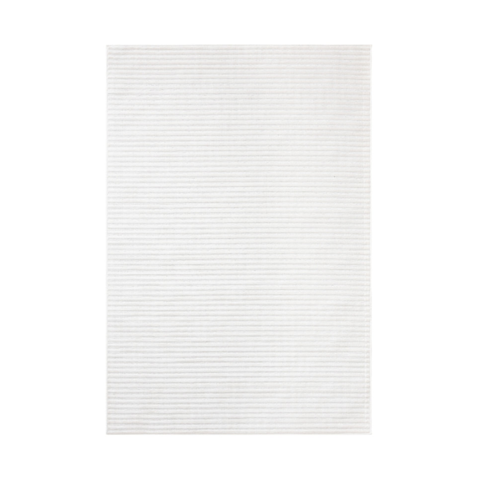 Tapis d'extérieur - 114x170cm - Blanc  - Réversible - 100% polypropylène - 1350gr / m²
