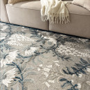 Tapis d'extérieur - 190x290cm - Bleu - Réversible - 100% polypropylène - 1350gr / m²