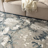 Tapis d'extérieur - 228x340cm - Bleu - Réversible - 100% polypropylène - 1350gr / m²