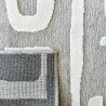 Tapis d'extérieur - 152x230cm - Gris - Réversible - 100% polypropylène - 1350gr / m²