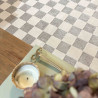 Tapis d'extérieur - 152x230cm - Gris - Réversible - 100% polypropylène - 1350gr / m²