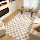 Tapis d'extérieur - 114x170cm - Gris - Réversible - 100% polypropylène - 1350gr / m²