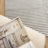 Tapis d'extérieur - 152x230cm - Gris - Réversible - 100% polypropylène - 1350gr / m²