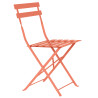 Table et chaises pliantes bistrot balcon terrasse- 2 places - Corail