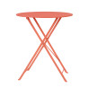 Table et chaises pliantes bistrot balcon terrasse- 2 places - Corail
