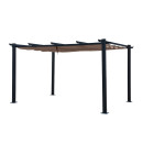 Toile  3X4M taupe pour tonnelle modèle OHIO XL / BERCY XL