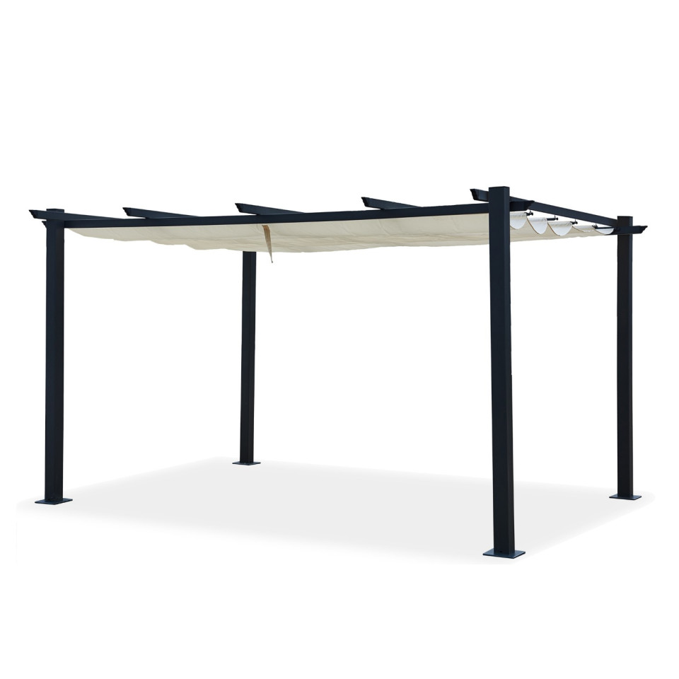 Toile 3X4M beige pour tonnelle modèle OHIO XL / BERCY XL